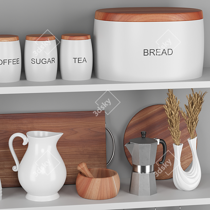 Cooking Ease Set: 3Ds 3D model image 4