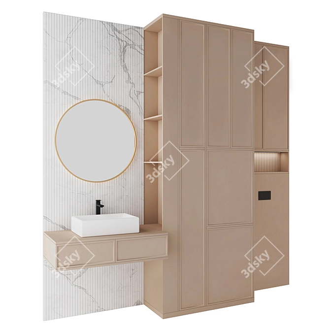 Bathroom Essentials Collection Kit 3D model image 2