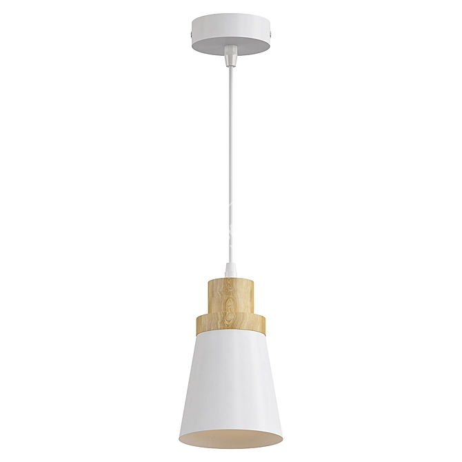 Modern Metal Pendant Lamp Margot 3D model image 1