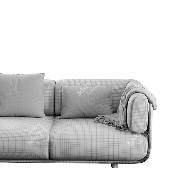 Arper SHAAL 2-Seater Sofa 3D model image 4