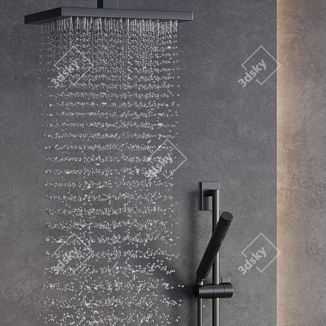 Premium 3D Shower Model - V-Ray & Corona Ready 3D model image 4