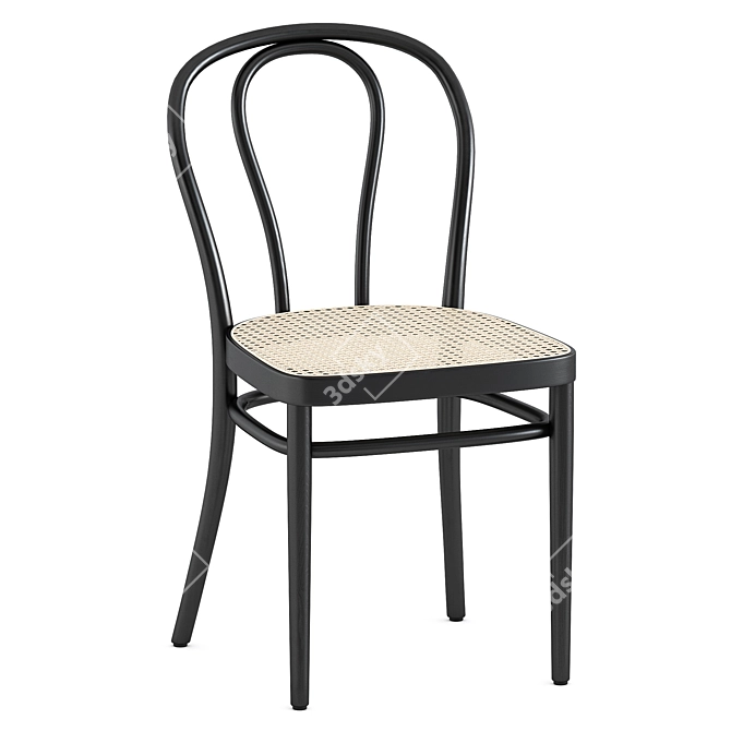 Thonet 218 Chair: Modern Elegance 3D model image 6