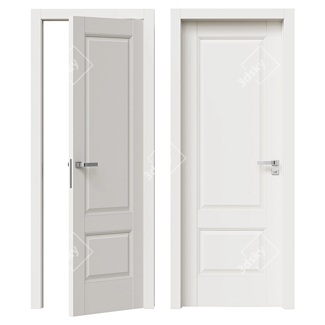 ProfilDoors U 66.3U Interior Door 3D model image 1