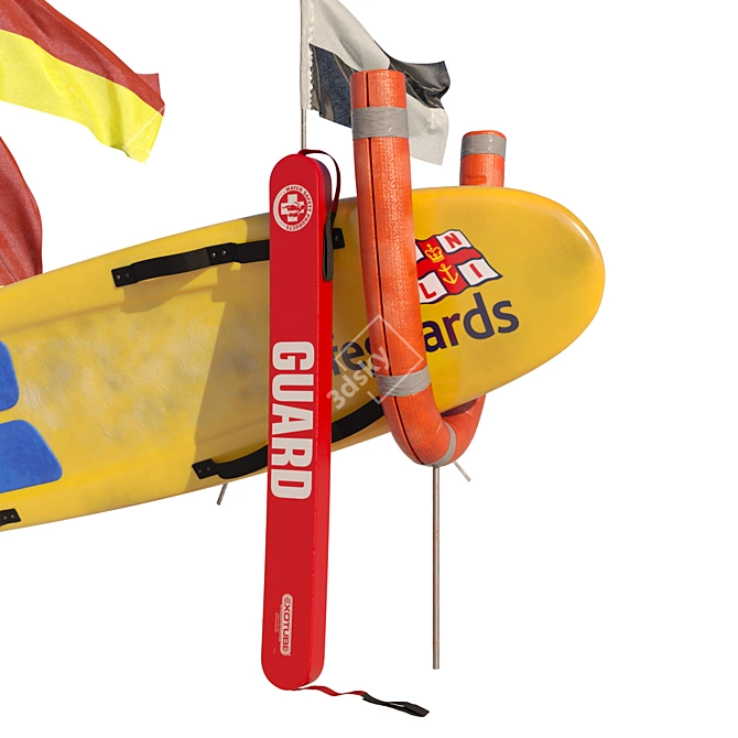 Lifeguard UK's Props & Equipment 3D model image 2