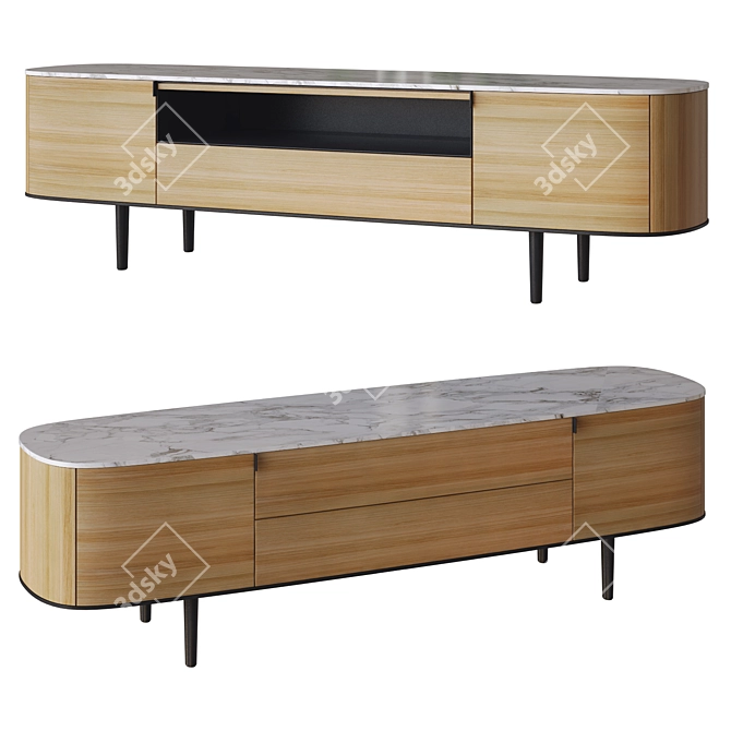 Poliform Symphony Sideboard 3D Model 3D model image 3