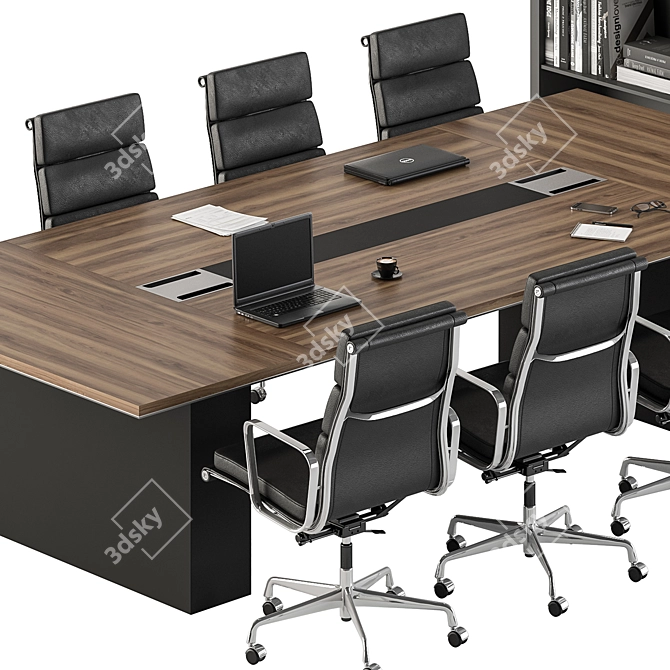 Conference Table 375 Office Furniture 3D model image 3