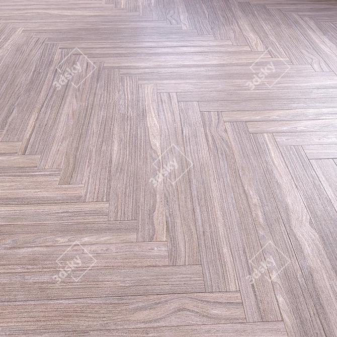 Wood Flooring 3D Model Kit 3D model image 2