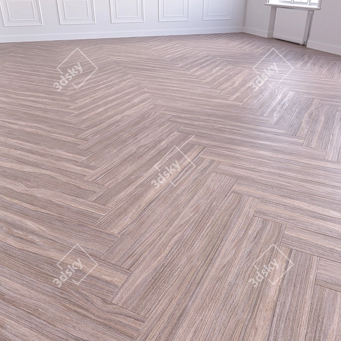 Wood Flooring 3D Model Kit 3D model image 4