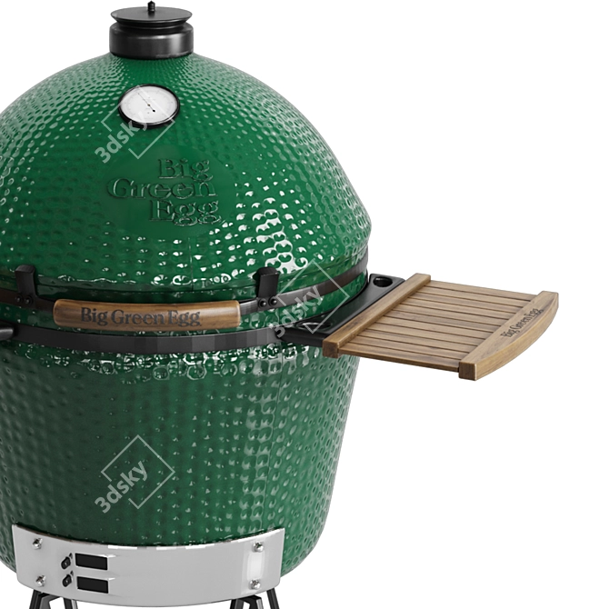 Versatile Big Green Egg Grills 3D model image 4