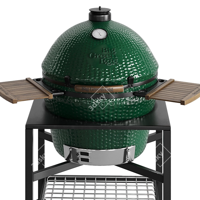 Versatile Big Green Egg Grills 3D model image 5