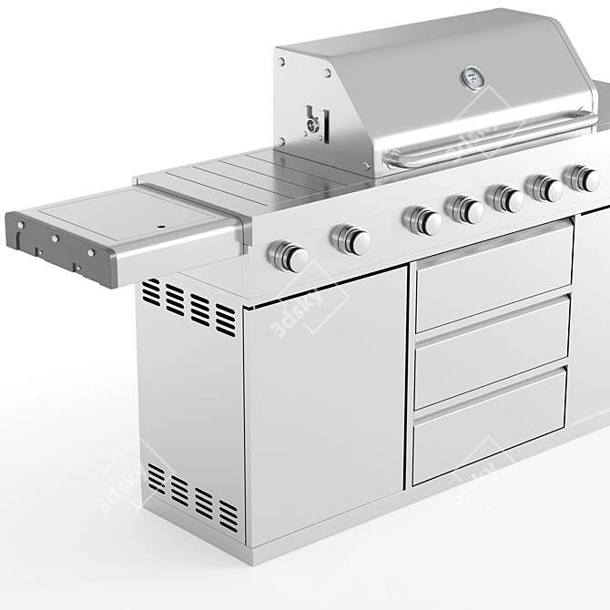  BBQ Grill 3D Models Collection 3D model image 3