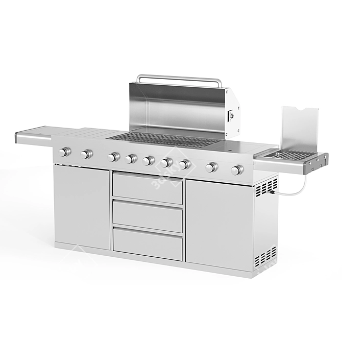  BBQ Grill 3D Models Collection 3D model image 6