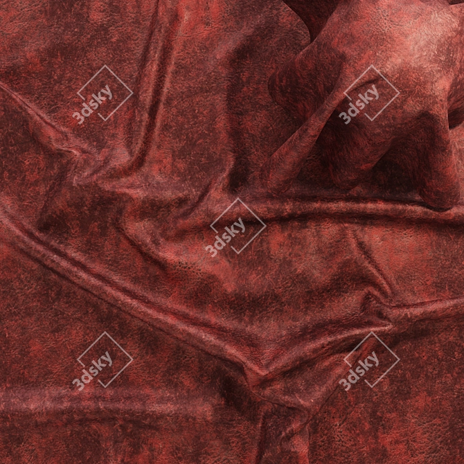 Vintage Leather Texture Pack 3D model image 2