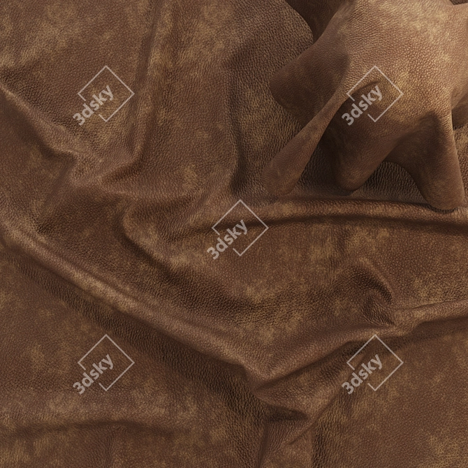 Vintage Leather Texture Pack 3D model image 3