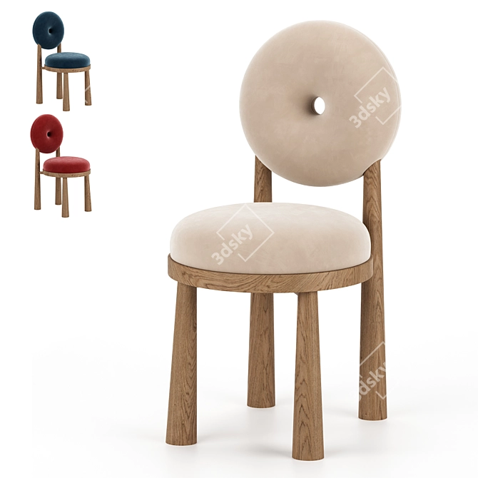 Modern Baba Chair 2014 Variant 3D model image 1