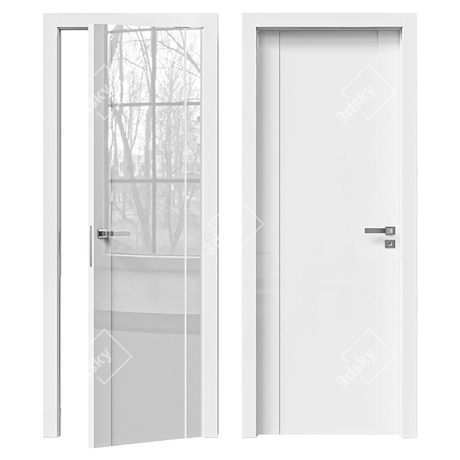 ProfilDoors Interior Door Series L 20L 3D model image 1