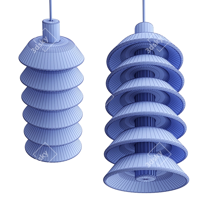 Inspiration Pendant Light by Paolo Castelli 3D model image 3