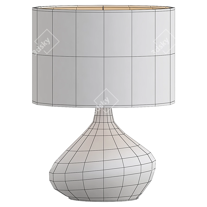 Modern Ceramic Table Lamp Variety 3D model image 2