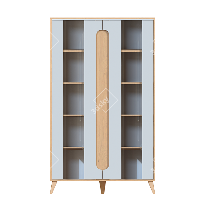 Graphite Bookcase 11 Nova 3D model image 2