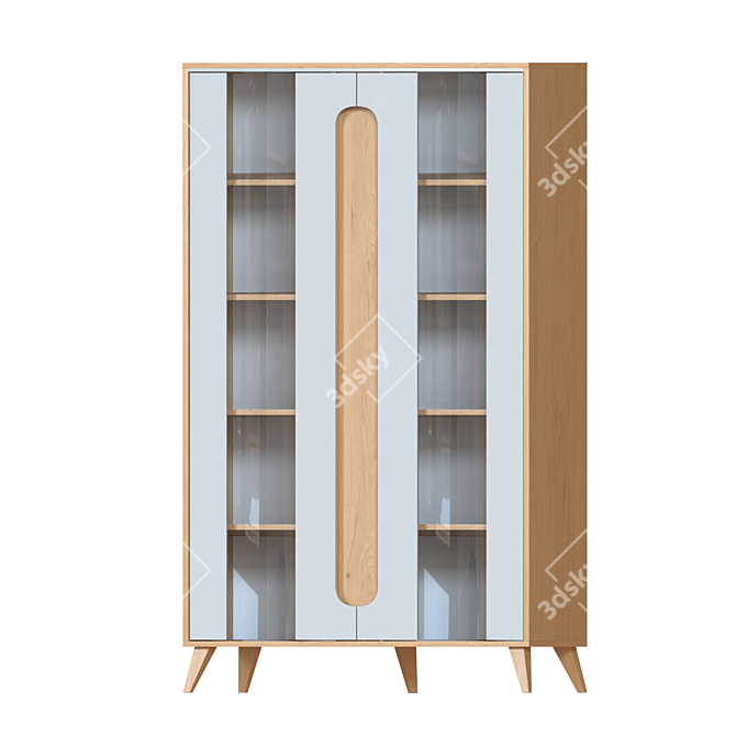 Graphite Bookcase 11 Nova 3D model image 3