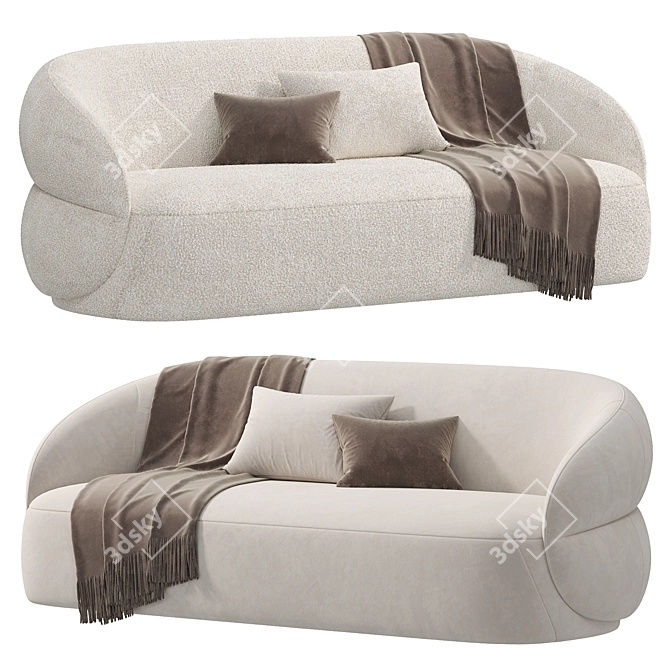 Modern Modular CLIP Sofa 2015 3D model image 1