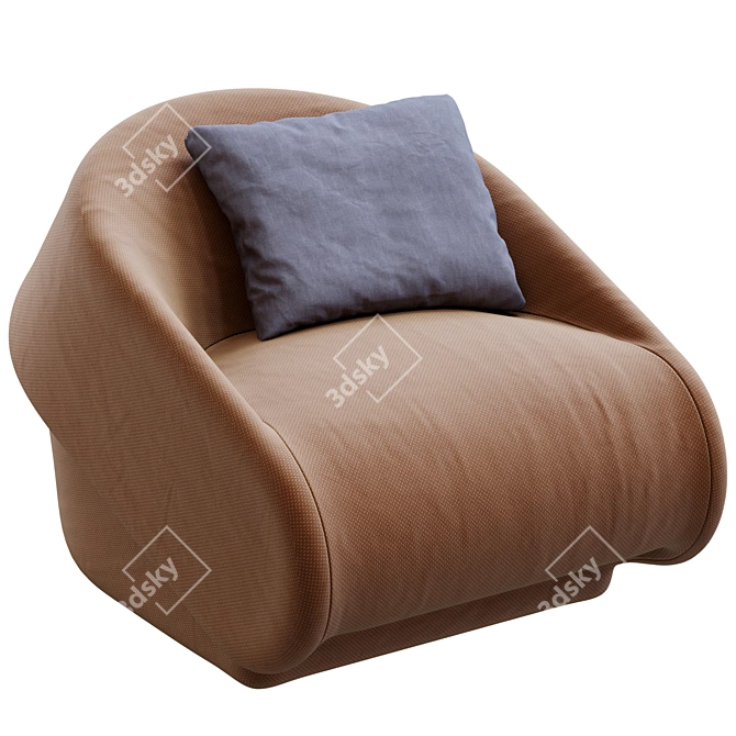 Modern Armchair Up_lift Prostoria 3D model image 3