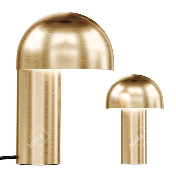 Modern Apolo Table Light 3D model image 1