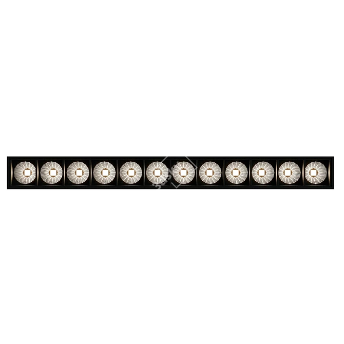 Crystal Lux Magnetic Track Light 3D model image 2