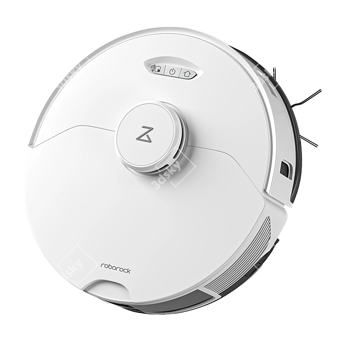 Sleek Roborock S7 Pro Vacuum 3D model image 2