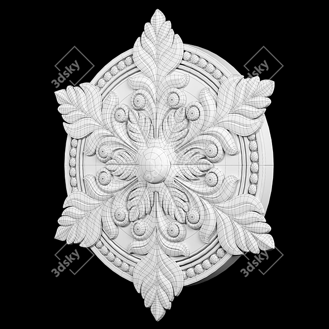 Decorative 3D Ornament Pack 3D model image 4