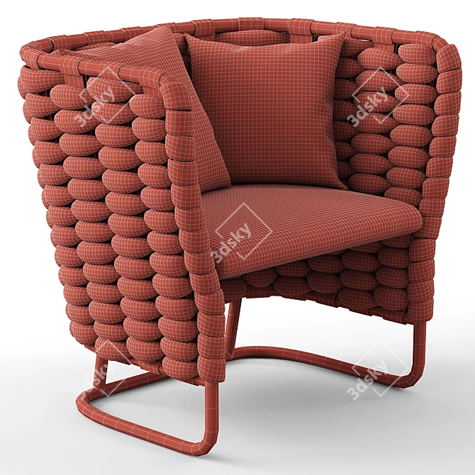 Ami Easy Chair by Paola Lenti 3D model image 4