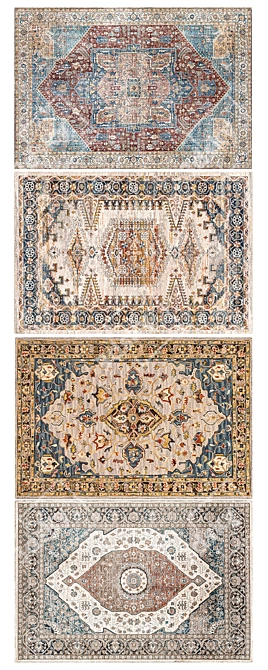 Classic Design Area Rugs 3D model image 2