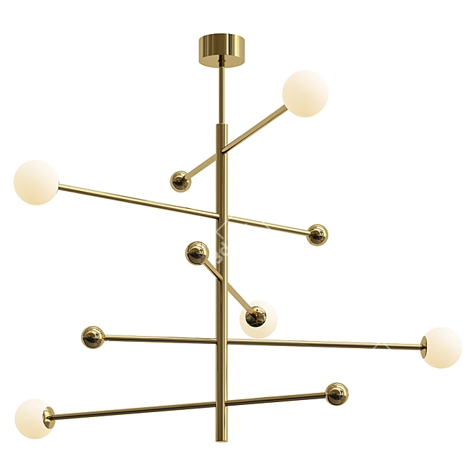  Elegant Chandelier 08 by Venumblack 3D model image 1