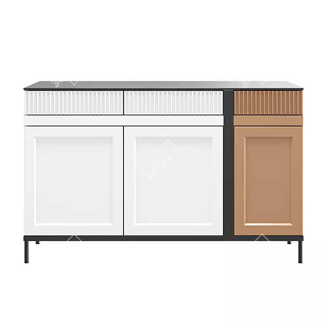 Kondratev Sideboard: Elegant Storage Solution 3D model image 2