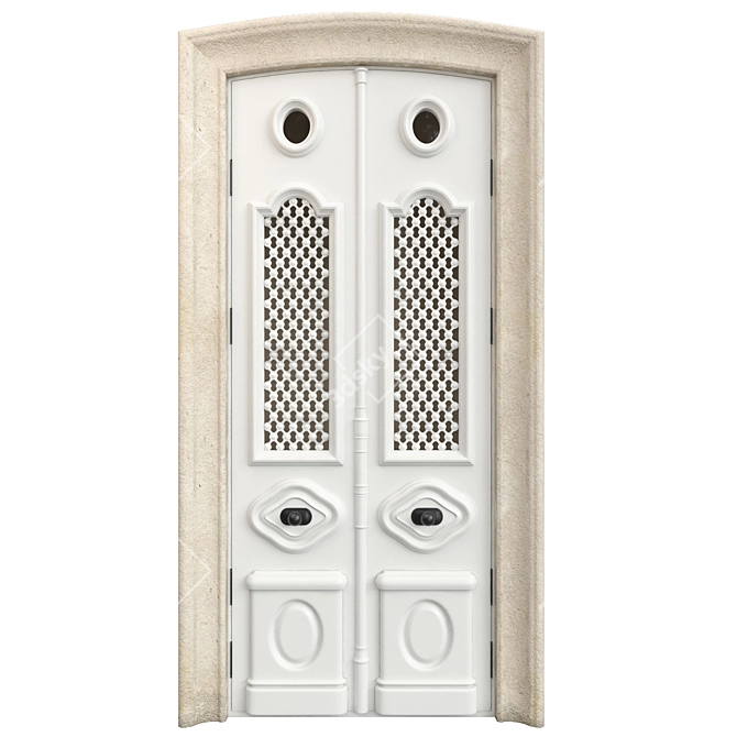 Classic Door 1400mm x 3500mm 3D model image 1