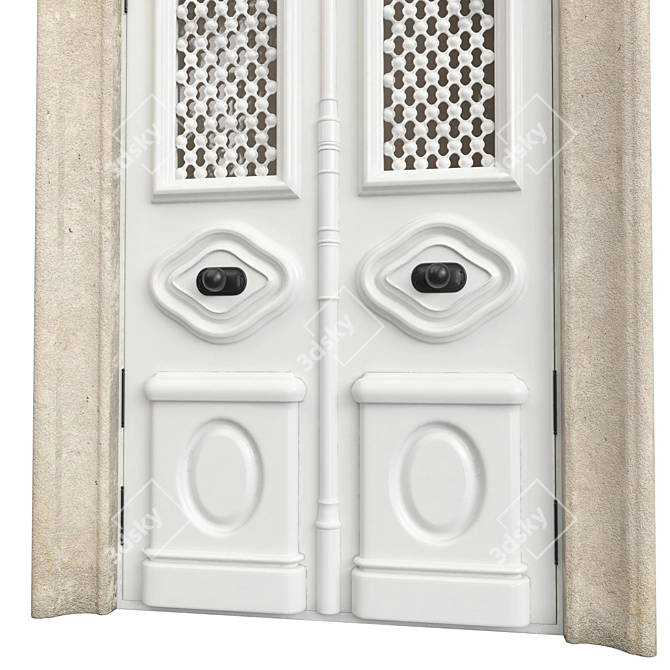 Classic Door 1400mm x 3500mm 3D model image 2