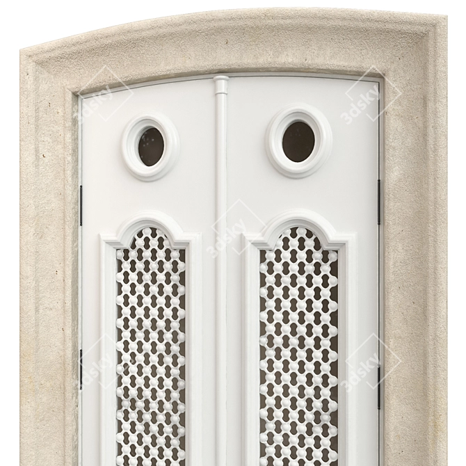 Classic Door 1400mm x 3500mm 3D model image 4