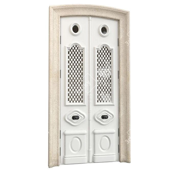 Classic Door 1400mm x 3500mm 3D model image 5