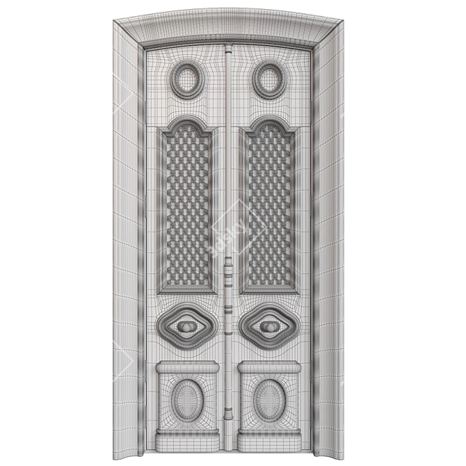 Classic Door 1400mm x 3500mm 3D model image 6