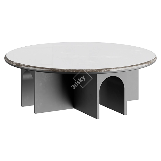 Modern Arcolor Coffee Table 3D model image 2