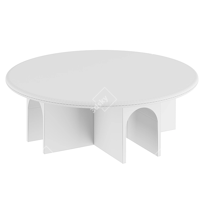 Modern Arcolor Coffee Table 3D model image 3