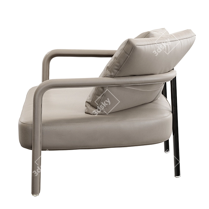 Chic Pochette Armchair - Vray+Corona 3D model image 3