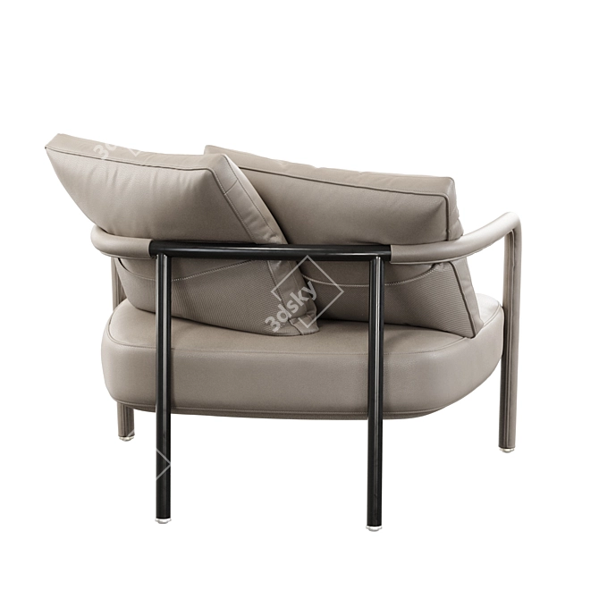 Chic Pochette Armchair - Vray+Corona 3D model image 4