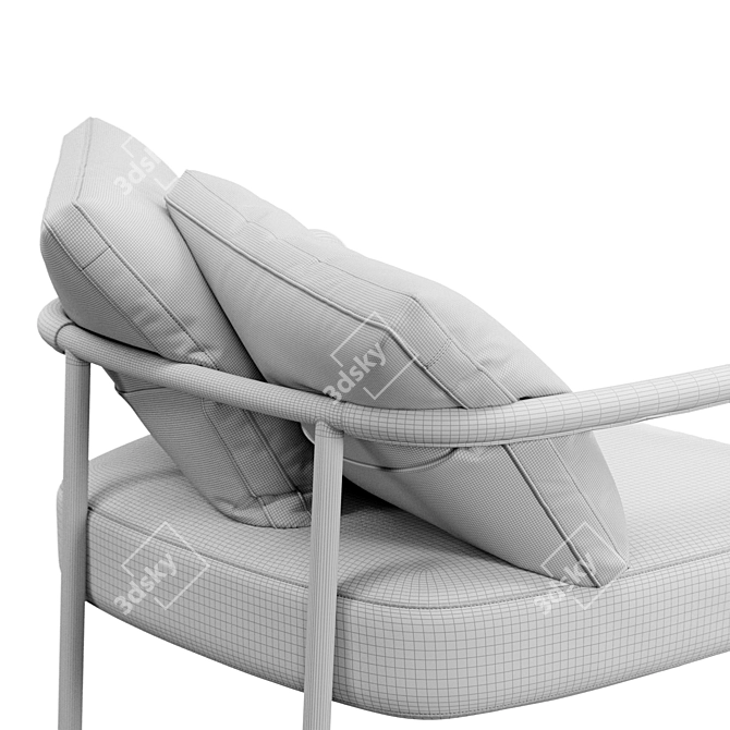 Chic Pochette Armchair - Vray+Corona 3D model image 6