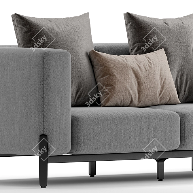 Modern Myyour Push 2-Seater Sofa 3D model image 5