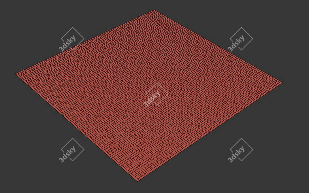 Wooden Floor 3D Model 3D model image 5