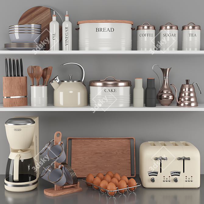 Kitchen Accessory 3D Model Files 3D model image 2