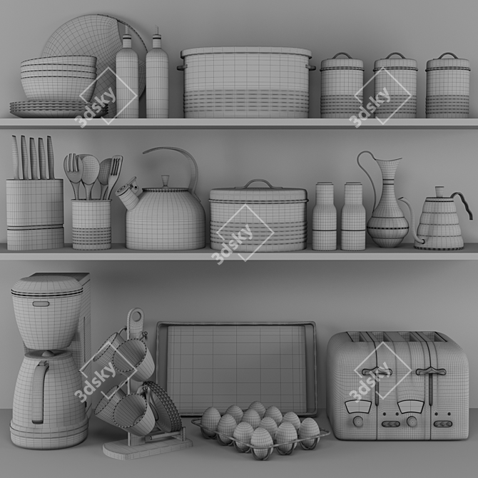 Kitchen Accessory 3D Model Files 3D model image 8