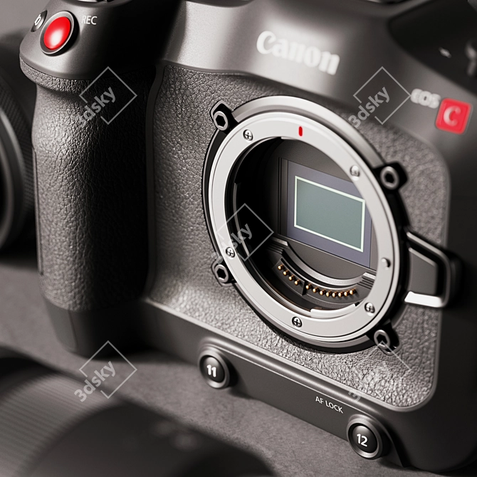  Canon EOS C70 Camera Kit 3D model image 6