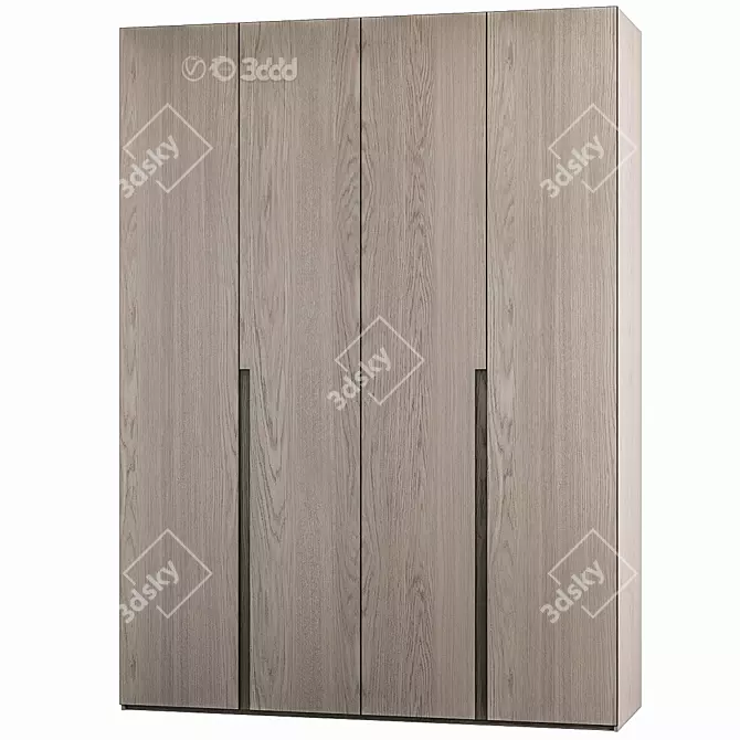 Modern Style Cupboard Set 3D model image 2